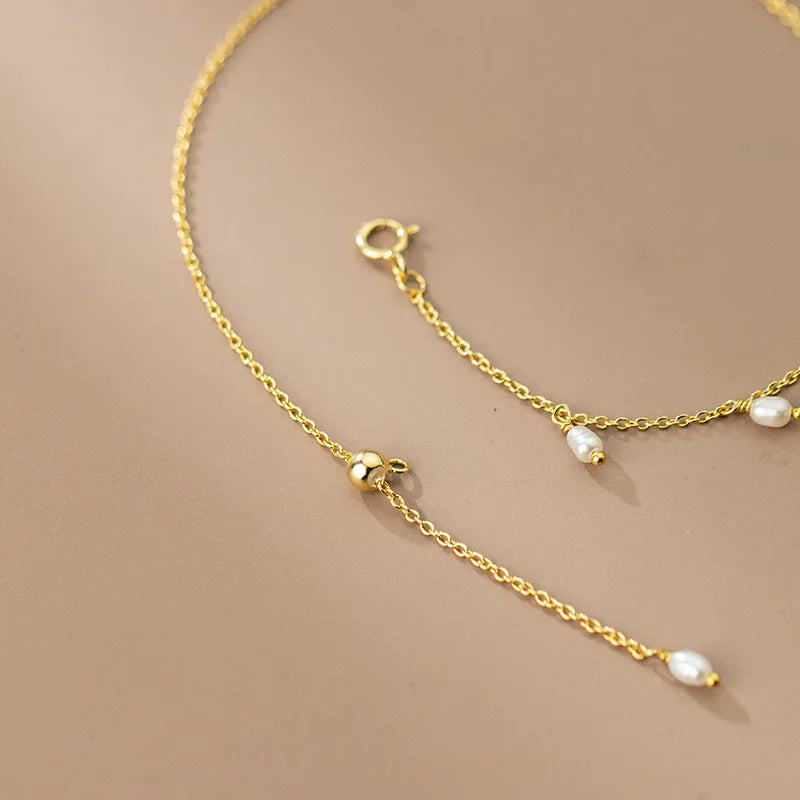 Lina – Freshwater Pearl Anklet