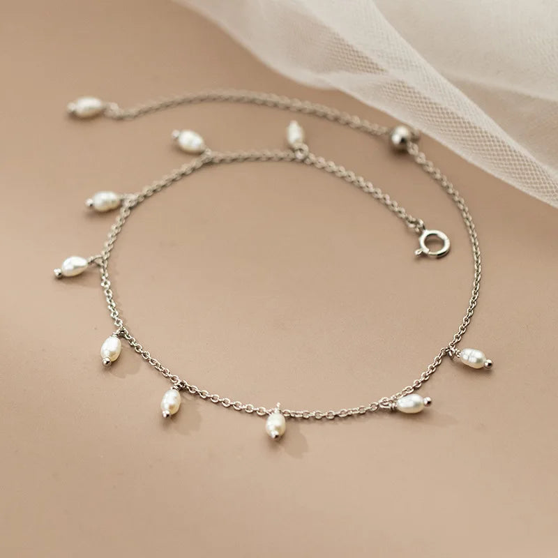 Lina – Freshwater Pearl Anklet