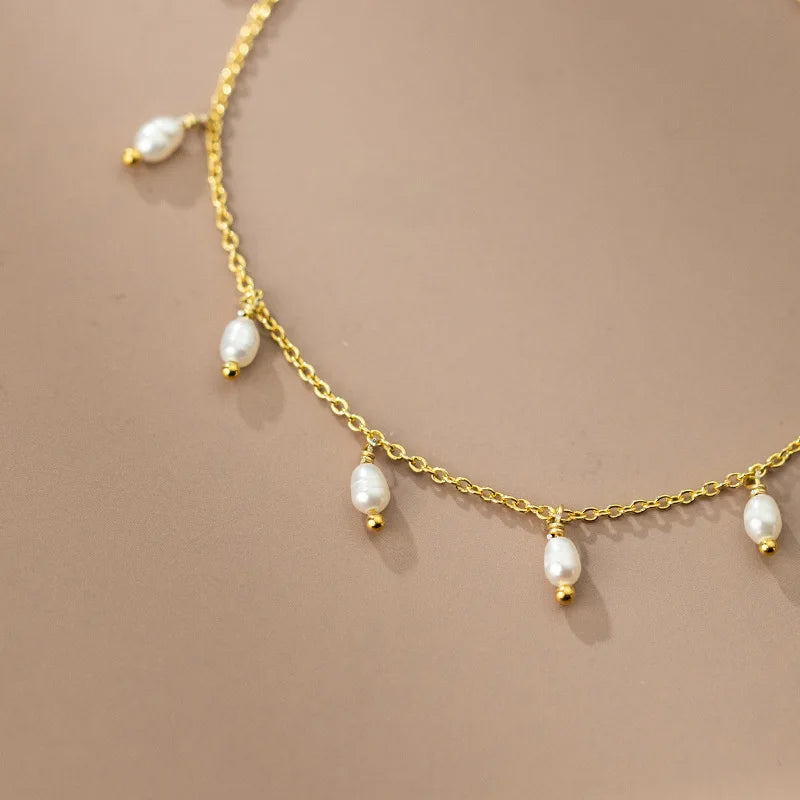 Lina – Freshwater Pearl Anklet